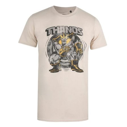 Marvel Herre Stance Thanos T-skjorte S Sand/Grå/Svart Sand/Grå/Svart S