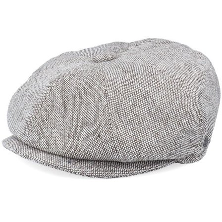 Jaxon & James - Brun flatcap Keps - Marl Tweed Newsboy Brown Flat Cap @ Hatstore