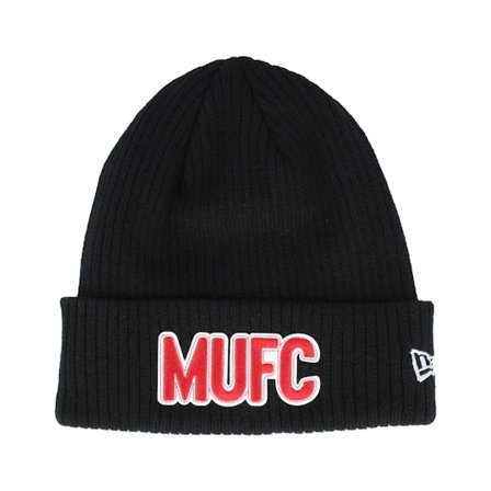 New Era - Zwart cuff Beanie - Manchester United Vintage Beanie Black Cuff @ Hatstore