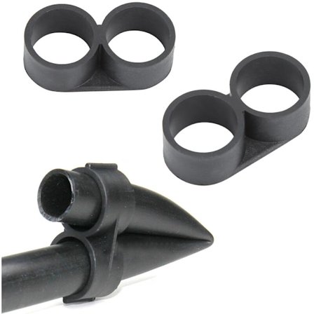 100 st droppbevattning vattenrör ändpluggar trädgård bevattning tillbehör (20 mm)