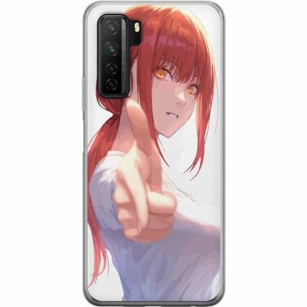 Huawei P40 Lite 5g Genomskinligt Skal Makima Chainsaw Man