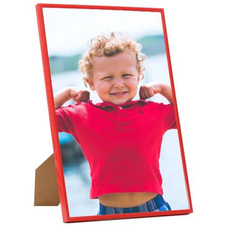 Vidaxl Fotoramar 3 St För Vägg Eller Bord Röd 42x59,4 Cm Mdf Röd