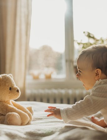 Teddykompaniet Hjalmar, Beige - Beige - 24 CM