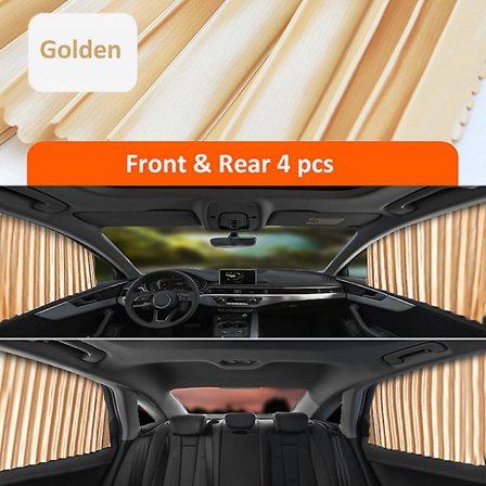 Bil Magnetisk Solskydd Främre Bakre Fönstergardin Auto Solskydd Sekretess Sol UV-Skydd Fönsterskydd Biltillbehör| |