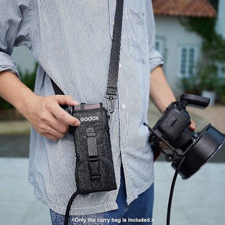 Godox Cb-57 Bærbar Taske Med Justerbar Skulderrem Til Godox Ad200/ Ad200pro Blitz