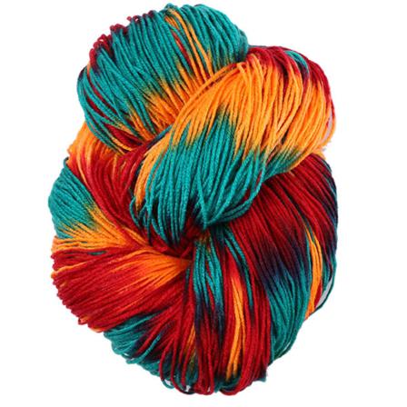 50 g blandet farverigt strikkegarn Akrylfiber Blødt Anti-Pilling farvet håndstrikket hækletråd til DIY Craft Sweater