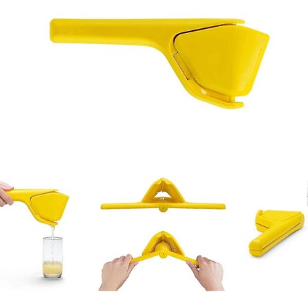 Citronpresser, Letpresset Manuel Citronpresser, Citruspresser Der Kan Foldes Flad, Citronpresser Med Sideværts Drejning