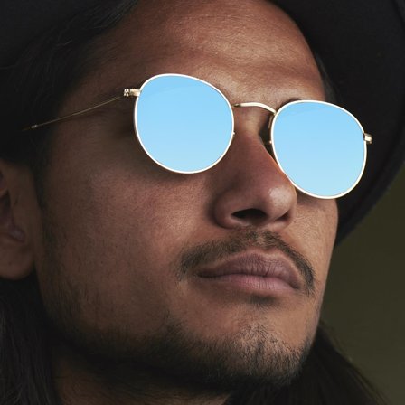 Óculos de Sol Azuis Polarizados Dandy para homens - Óculos de sol retro