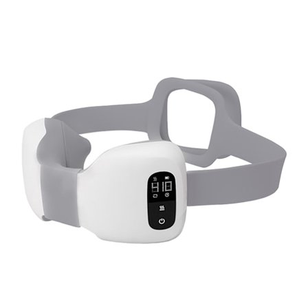 Elektrisk nackmassageapparat 4 lägen Avtagbar axelrem Lindra trötthet Muskelavslappnande massagemaskin för midja Vit