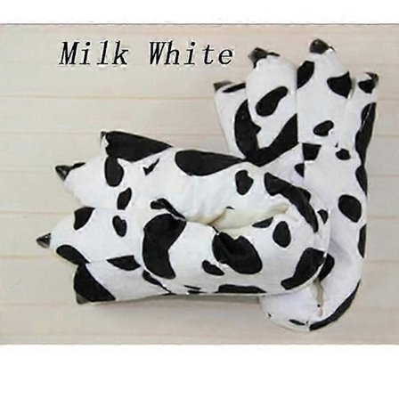 Varma mjuka tofflor för inomhusbruk, dam, herr, skor, tass, roliga djur, jul, monster, dinosaurieklo, plysch, hem