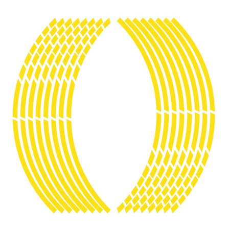 18 kpl Heijastavat Auton Vanteen Tarrat Tee-Se-Itse Henkilökohtainen Yleismalli 18 Tuuman Renkaisiin