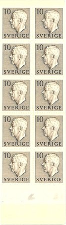 Sverige 1954 - AFA 396Cv-396Ch - Frimærkehæfte - Postfrisk