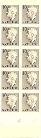 Sverige 1954 - MICHEL 390D - Postfrisk hæfte