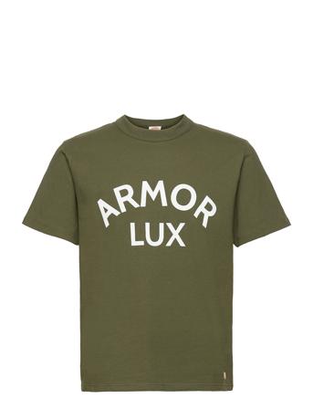 T-Shirt Héritage Logo Green Armor Lux