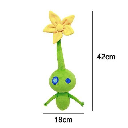 Tegneserie Ice Pikmin plysjleker Søte myke dyr Oatchi Hunde-utstoppede dukker Hjemmeromsdekor for barn Gutter Bursdagsjulegaver 42CM