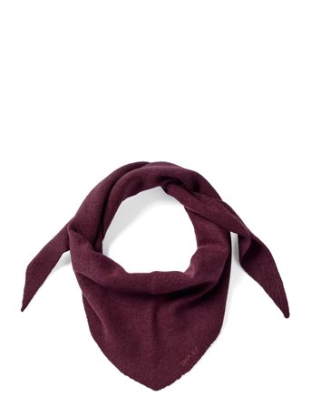 DAY ET Day Merino Knit Tri Scarf - Burgundy - ONE SIZE
