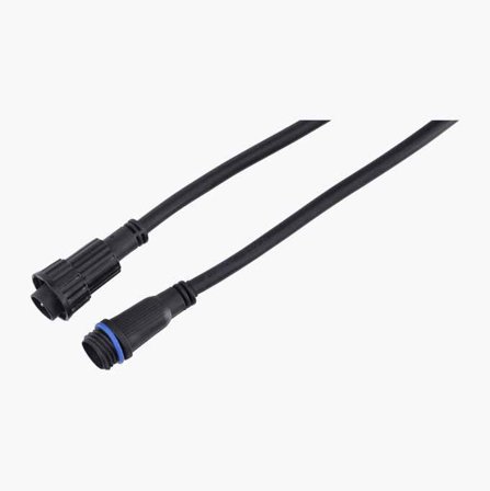 Biltema - Skjøteledning for utbyggbar lysslynge 5 m sort