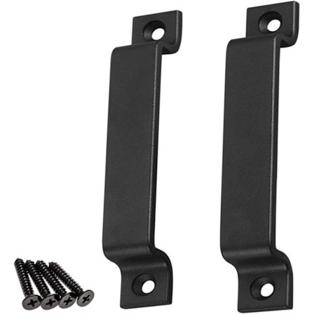 Navetan oven kahva, 2 kpl navetan oven kahvat puuovelle, portille/vajaan, keittiön kaapin oven vetimiä kaapin laatikko makuuhuoneen kalusteet musta