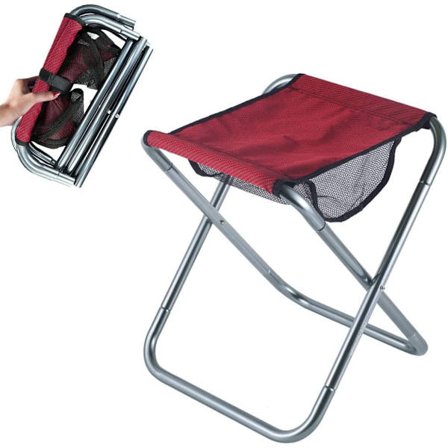 Bärbar liten hopfällbar pall, utomhuscamping min ihopfällbar stol
