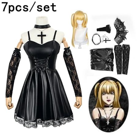 Death Note Misa Amane Anime Cosplay -asu & Uniformusetti [YDE]