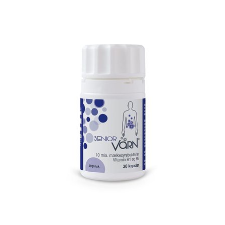 Värn SeniorVärn 30 kaps, Helse & Madvarer, Ingredienser, Mælkesyrebakterier