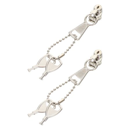 2 st dragkedja reparationskit dragkedja huvud metall dragkedja taggar dragkedja beslag