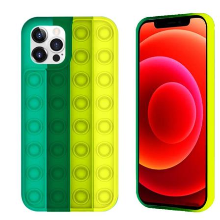 Pop It Fidget Multicolor Skal Iphone 11 - Mörk Grön Grön