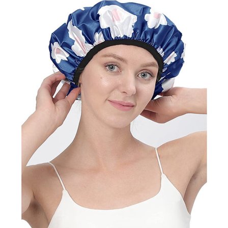 Brusehætte til kvinder - til alle typer langt hår, justerbar længde