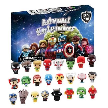 2025 Comic Alliance Julkalender Box med 24 Gåvor Halloween Nedräkning Blind Box