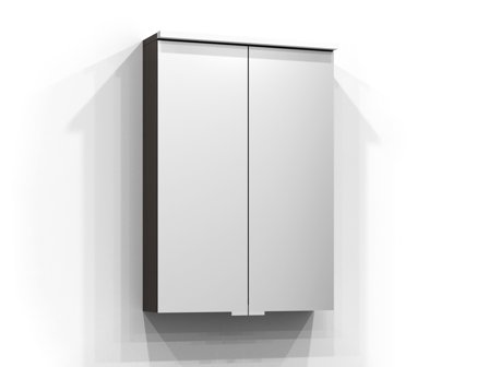 Svedbergs Sarek Spegelskåp med LED-belysning Brun Ask, Badrum