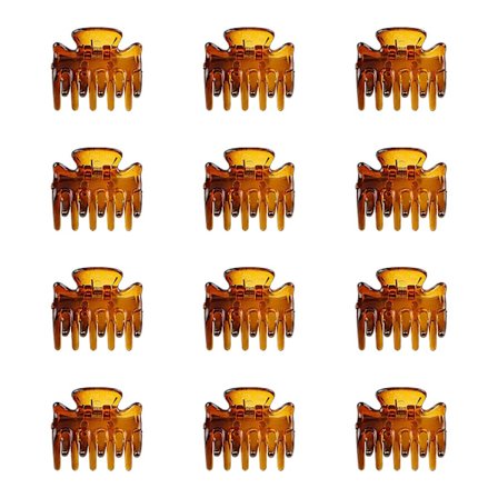 12 stk. små hårklemmer til kvinder