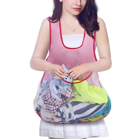 Forkle med stor lomme, fuktsikker klesorganisator for tørking - 1 stk