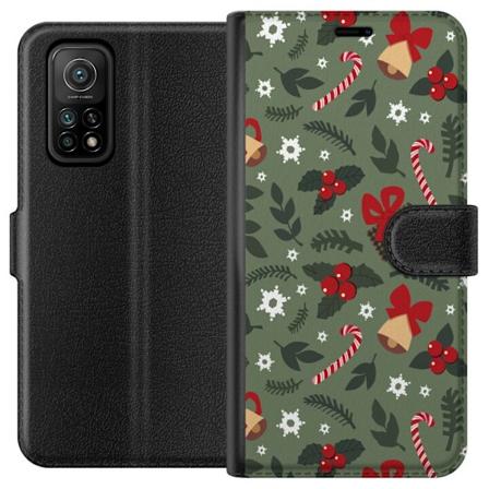 Xiaomi Mi 10T Pro 5G Lompakkokotelo Hauskaa joulukuviota