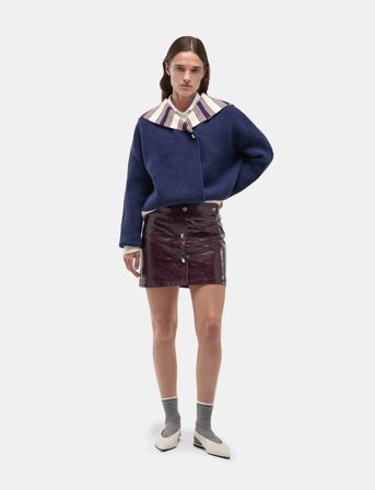 Laagam Naples Navy Knit - Navy - M