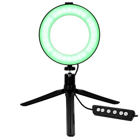 Ring Light med Stativ - 16 cm