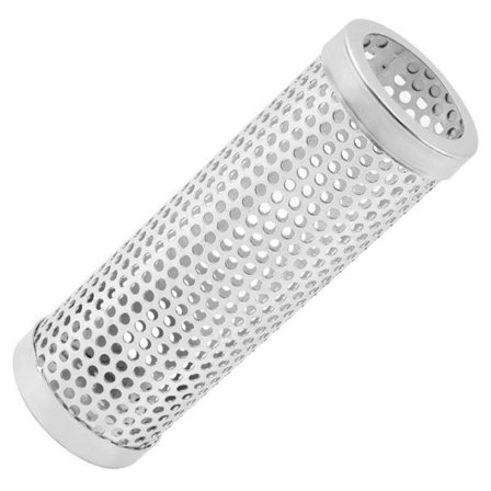 Rustfritt stål mesh røkt krydderrør 15,3 CM RUND RUND