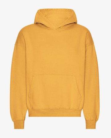 Organic Oversized Hood - Burned Yellow - Male - XS