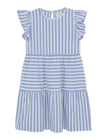 Dress Ss Stripe Blue Creamie