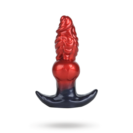 Fantasty Beast Inflatable Butt Plug Red - Vuxen.se - Stor butt plugg, stor dildo