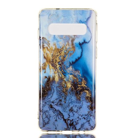 Marble Pattern IMD TPU Soft Back Case for Samsung Galaxy S10 - Style K