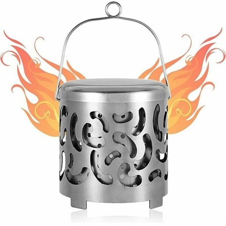 Campingvarmer i rustfrit stål, hurtig opvarmning af udendørs teltvarmer med aftageligt gasovnsdæksel, jævn varmefordeling til alle dine udendørs behov