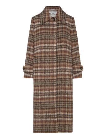 Rodebjer Aida Brushed Check Brown RODEBJER