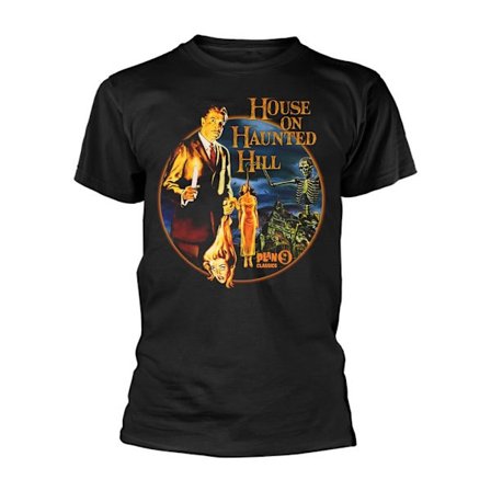 Plan 9 Unisex Vuxen House On The Haunted Hill T-Shirt S Svart