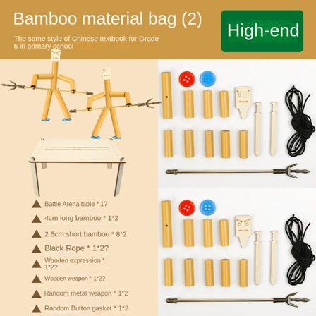 Tre fekting Puppet Bamboo Mann Battle Wooden Bots