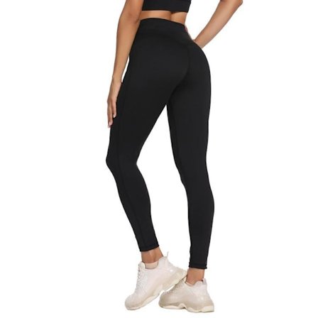 Leggings med hög midja Svart