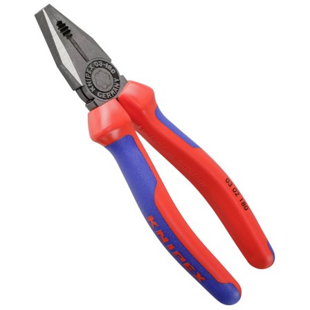 Knipex bestselger-pakke - 3 delers tangsett 03 02 180 kombinasjonstang, 70 02 160 sideavbiter, 87 01 250 vannpumpetang