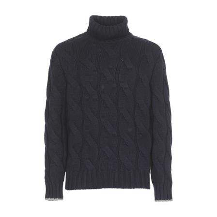 Brunello Cucinelli, Sweater Blauw, Heren, Maat:M