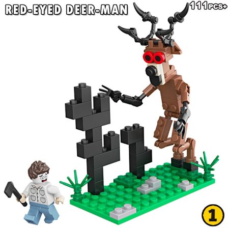 [LCS] 99 Nights in the Forest Monster Rakennussarja | Hahmomallipalikat | Luova kokoamislelu *Punasilmäinen metsäkauris*