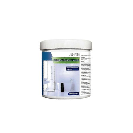 Transparent Vanntett Lim - Lekkasjesikker Tetningsmasse for Toaletter, Balkonger, Tak og Mer