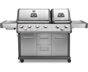 Austin and Barbeque AABQ - Pro 6+2B + Rotisserie - Kraftfull premiumgasolgrill för både proffs & nybörjare